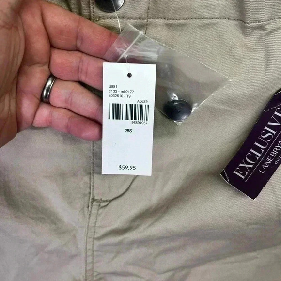 Lane Bryant NWT Khaki Trouser Womens 28 Plus size Work casual Career 0786 - Picture 3 of 10